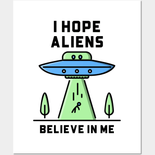 Will Aliens Believe in You? Posters and Art